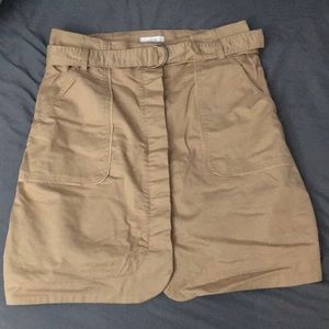 LOFT canvas skirt, 6. NWOT